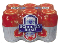 Schultenbrau Radler Grapefruit set van 6 blikjes á 0,33 liter